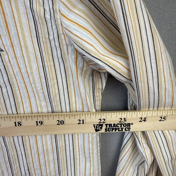 French Connection Floral Embroidered Shirt Mens US Size M Coastal Country Cowboy - Picture 8 of 13